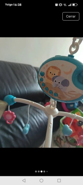 Sonajero para cuna de bebé