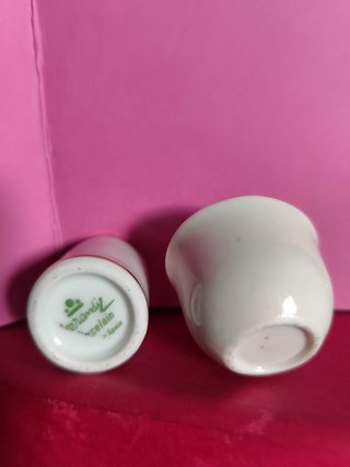 Piccoli candelabri in ceramica