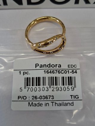 Anello Pandora Organico 164676C01 Misura 54 ZYQ
