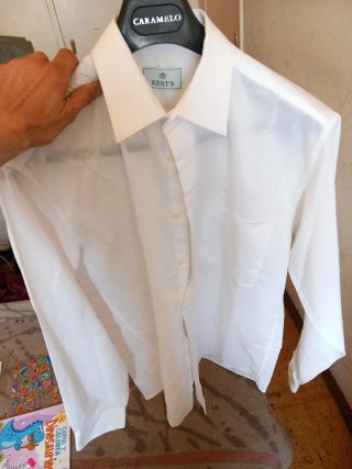 Camisa blanca Caramelo Talla 40