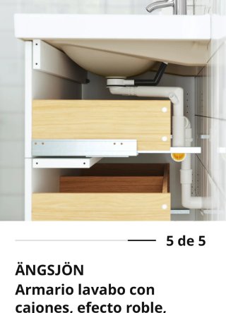 Mueble de baño de madera
