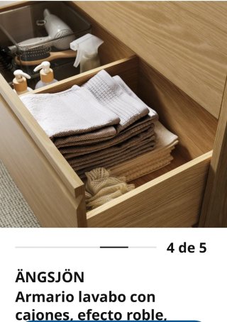 Mueble de baño de madera