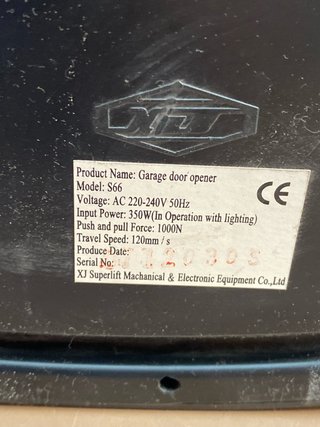 Motor Puerta Seccional/Basculante Remocon S66