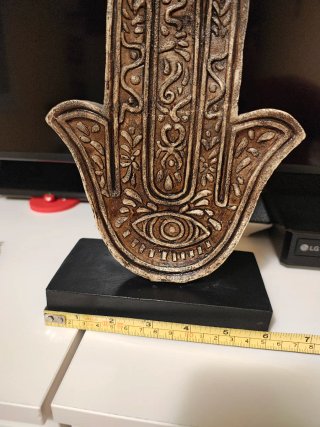 Mano de Fátima Resina Decoración
