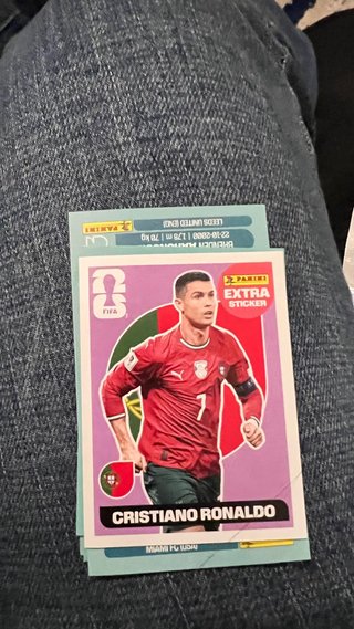 Cromo Cristiano Ronaldo Panini Mundial