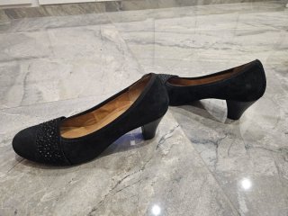 Zapatos Gabor Negros Piel Talla 39/40