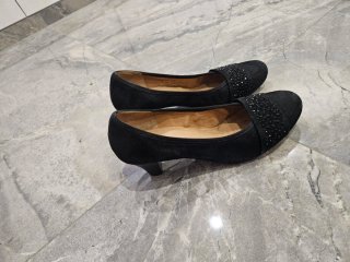 Zapatos Gabor Negros Piel Talla 39/40