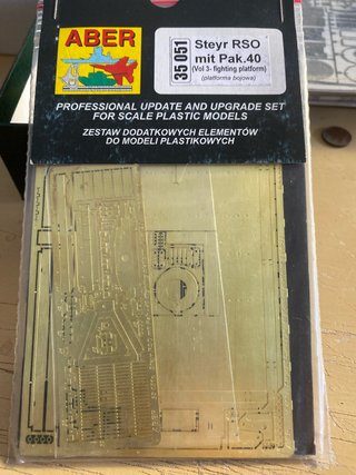 Fotoincisioni Aber 1/35 Steyr RSO mit Pak.40