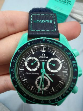 Omega x Swatch Polar Lights