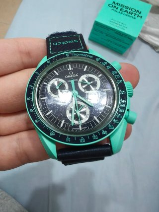 Omega x Swatch Polar Lights