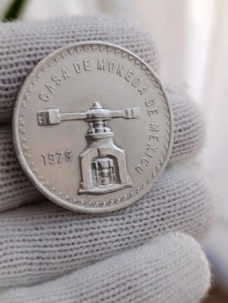 Plata Onza Troy México 1979 Casa de Moneda