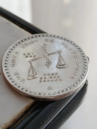 Plata Onza Troy México 1979 Casa de Moneda