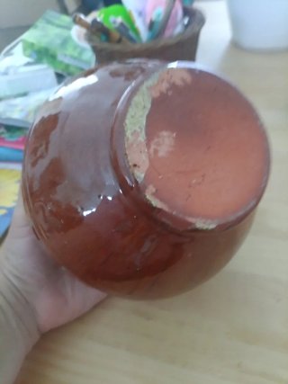 Tarro de cerámica para cebollas