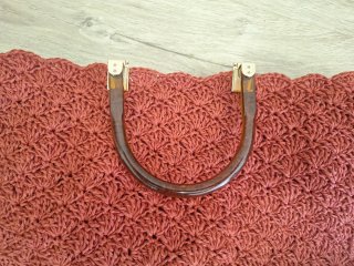 Bolso artesanal rafia hecho a mano