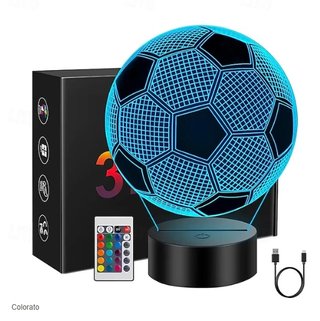 Lampada Notturna 3D Calcio