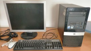 Torre HP + Monitor + Teclado + Ratón