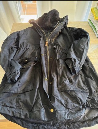Abrigo premamá H&M Talla M Negro