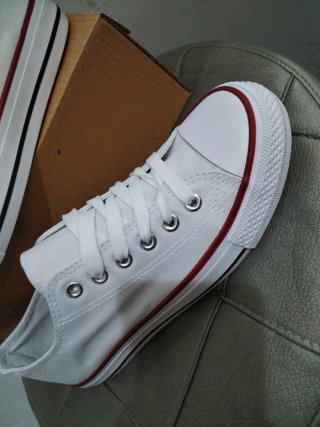 Scarpe sportive casual bianche n.37