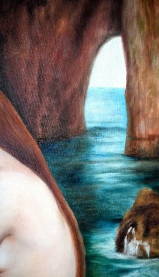 Cuadro, óleo de 80x60cm realizado a mano