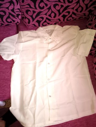 2 Camisas Mujer Bordadas Blancas