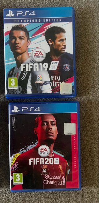 FIFA 19 y 20 Champions Edition PS4