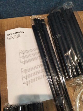 Juego de 2 Zapateros Negro SONGMICS LSA06BK