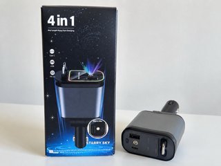 Cargador Coche 4 en 1 USB PD Starry Sky