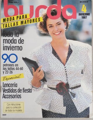 Especial Revista Burda para Tallas Mayores de 1987