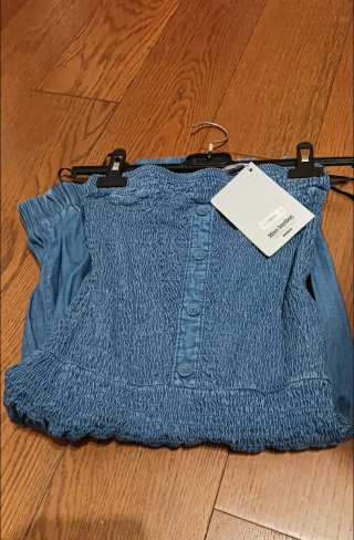 Abito  jeans a fascia elasticizzato Miss Bonbon