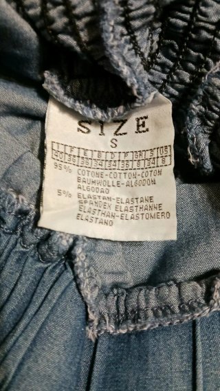 Abito  jeans a fascia elasticizzato Miss Bonbon