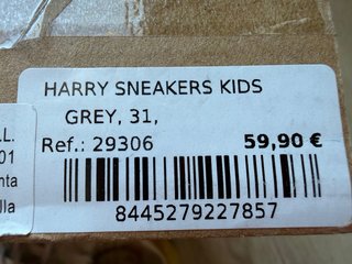 Zapatillas Scalpers Talla 31 Niño
