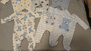 Pijamas de bebé elefantes y ositos