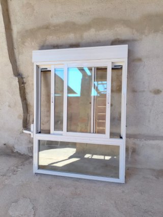 3 Ventanas Aluminio con Persiana