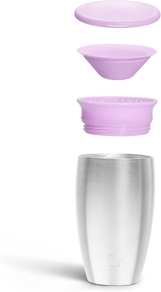 Munchkin taza bebé acero inoxidable antiderrame