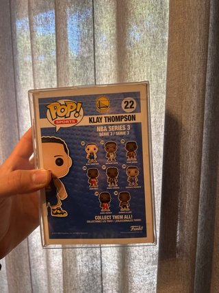 Funko Pop NBA Klay Thompson #22 con protector