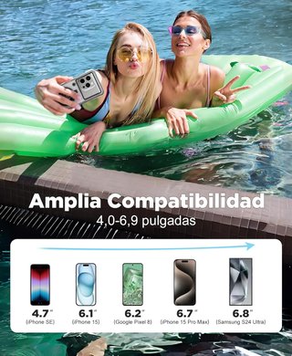 Beeasy funda impermeable móvil buceo profesional