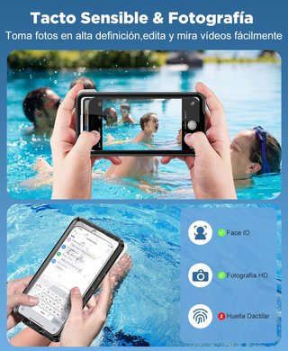 Beeasy funda impermeable móvil buceo profesional