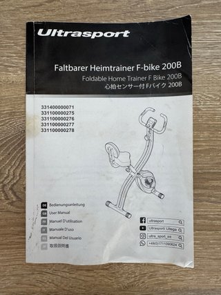 Bicicleta Estática Plegable