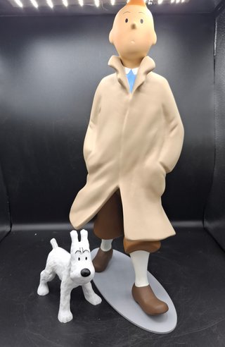Figura Tintín y Milú Cangrejo de las pinzas de oro