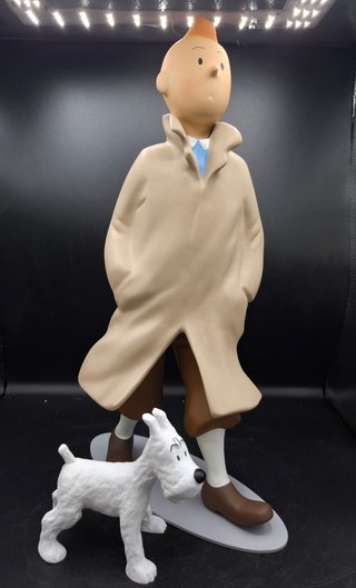 Figura Tintín y Milú Cangrejo de las pinzas de oro