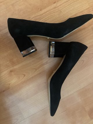 Zapatos Massimo Dutti Talla 38 Negros