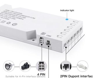 Barre LED per armadio, 2 barre lineari