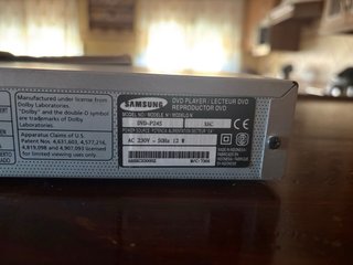 Reproductor DVD Samsung DVD-P245