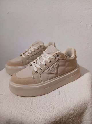Zapatillas Prada Mujer Beige