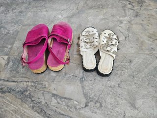 Lote 2 pares sandalias mujer