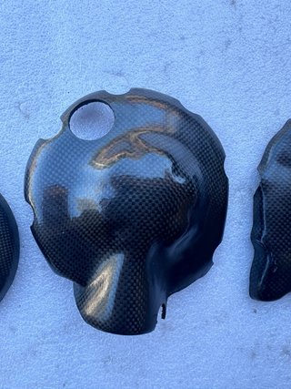 Tapas motor Yamaha R6R Carbono