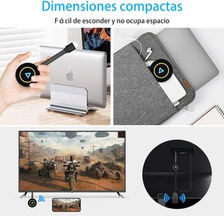 Dongle HDMI inalámbrico compatible Miracast