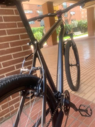 Bicicleta Rocrider ST 100 Tuneada