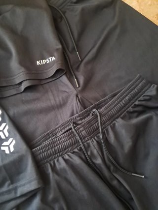 Pantalones cortos deportivos Kipsta negros