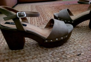 Sandalias verde oliva